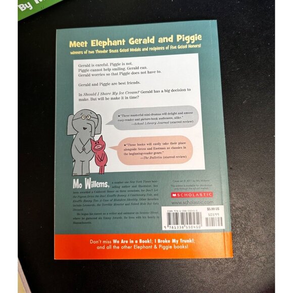 Mo Willems Elephant and Piggie Books Lot Waiting is not easy Should I share ice - Picture 8 of 8
